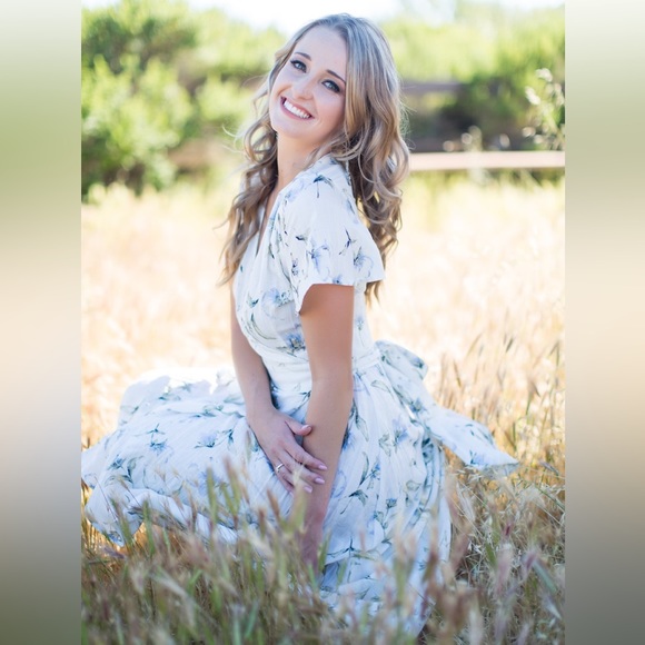 ADRIENNE Floral Wrap Dress - Picture 4 of 7